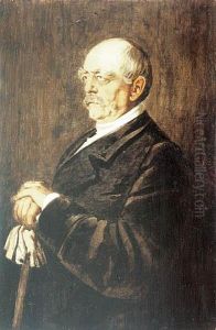 Portret Mezczyzny by Lenbach Franz Von