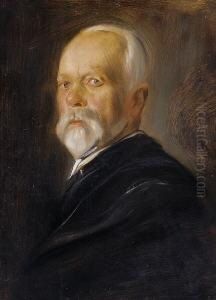 Adolf Thiem. by Lenbach Franz Von