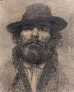 Portrait D'homme by Adolph von Menzel