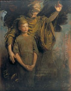Boy and Angel by Abbott Handerson Thayer