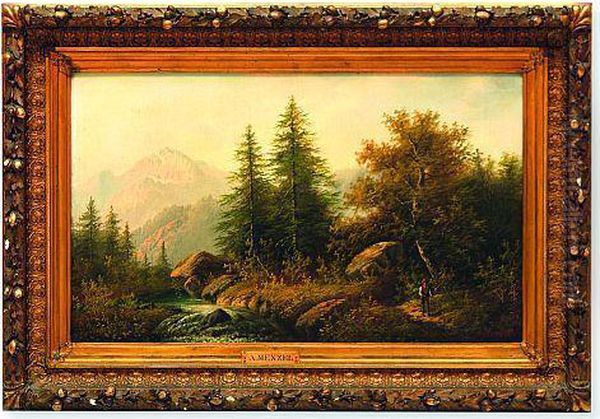Paisaje Con Caminante - view 1