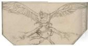 The Prussian Eagle, Illustration For The Works Of Frederick Thegreat by Adolph von Menzel