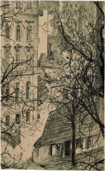 Stadtansicht, Hinterhof In Berlin - view 1