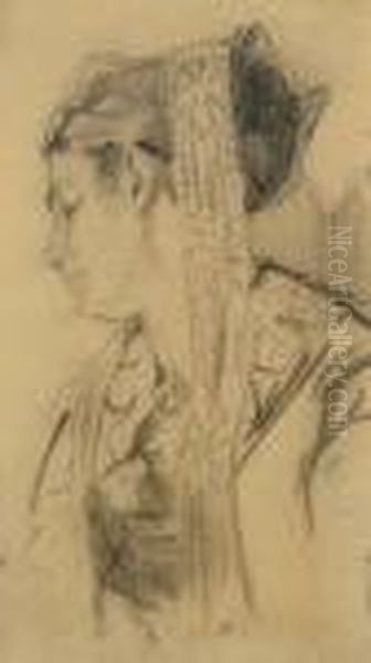 Frau Mit Haarband - view 1
