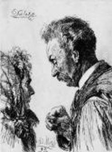 Das Letzte by Adolph von Menzel