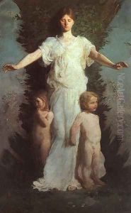 Caritas 1894-95 by Abbott Handerson Thayer