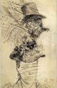 Etudes De Personnages Et Chapeaux