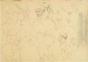 Studies by Adolph von Menzel