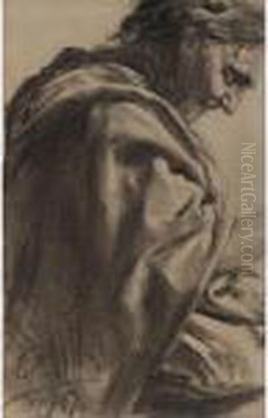 Die Alte (study Of An Old Lady) - view 1