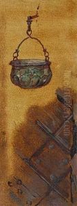 Study Of A Hanging Vessel by Adolph von Menzel