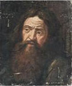 Portrait Of An Old Man by Adolph von Menzel