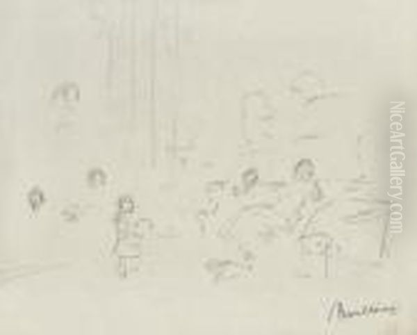 Etude De Figures Pour "le Tigre" - view 1