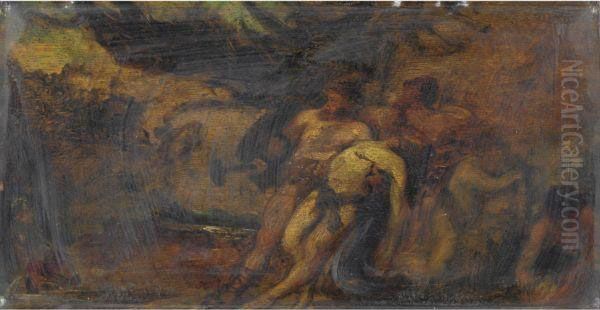 Bozzetto Con Scena Mitologica - view 1