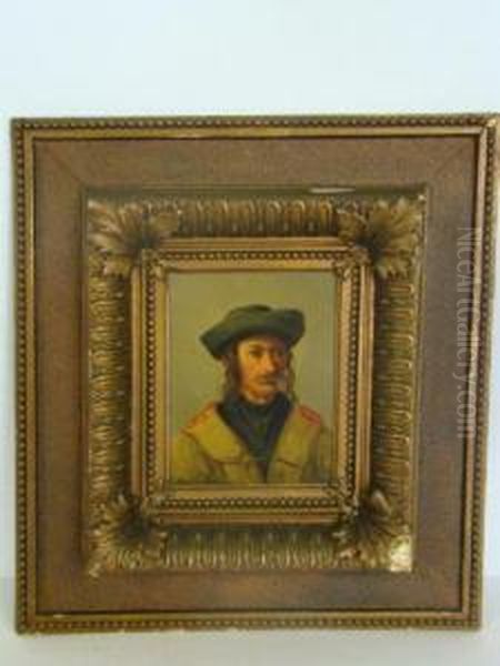 Portrait Of A Man In Gray Hat - view 1
