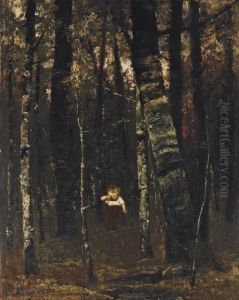 Verirrt I (lost In The Woods) by Mihaly Munkacsy