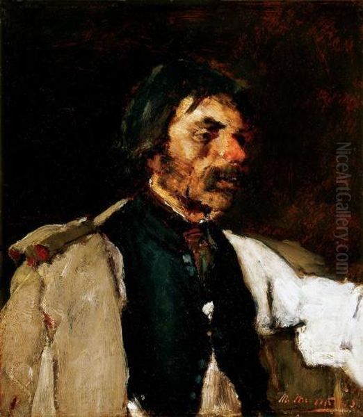 Male Portrait, About 1874 - view 1