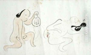 A Shunga by Ike no Taiga