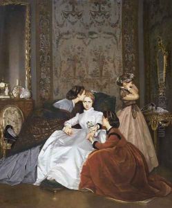 La Fiancée Hésitante (The Hesitant Betrothed) by Toulmouche Auguste