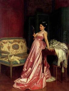 The Admiring Glance by Toulmouche Auguste