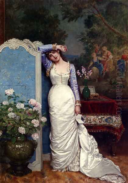 Young Woman In An Interior - view 1