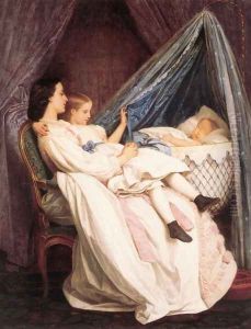 The New Arrival by Toulmouche Auguste