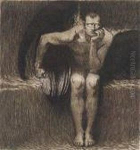 Lucifer by Franz von Stuck