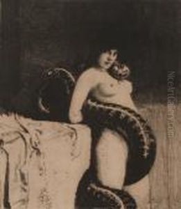 Die Sinnlichkeit by Franz von Stuck