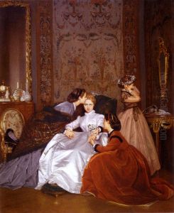 The Reluctant Bride by Toulmouche Auguste