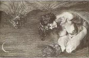 La Tentazione by Franz von Stuck