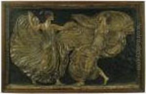 Serpentinen Tanzerinnen (serpentine Dancers) by Franz von Stuck