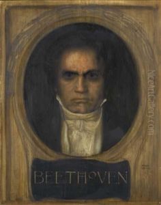 Portrait De Ludwig Van Beethoven by Franz von Stuck