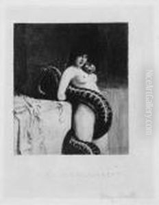 Die Sinnlichkeit by Franz von Stuck