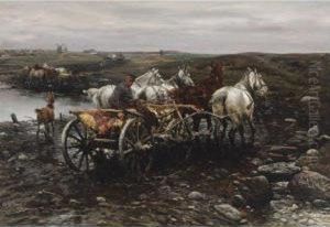 Returning Home by Alfred Wierusz-Kowalski