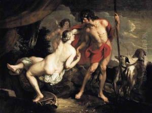 Venus and Adonis by Theodor Van Thulden