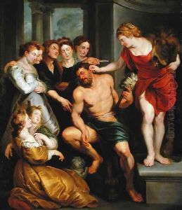 Hercules and Omphale by Theodor Van Thulden