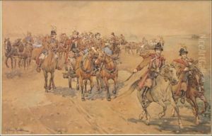 The Wedding Party by Alfred Wierusz-Kowalski