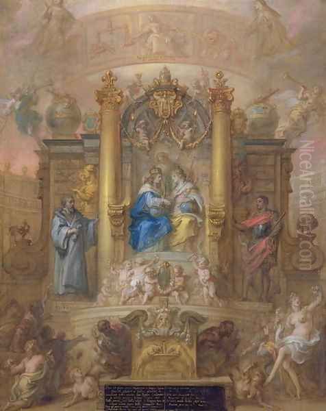 Alliance of France and Spain, Allegory of the Peace of the Pyrenees in 1659 - view 1