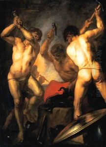 The Forge of Vulcan by Theodor Van Thulden
