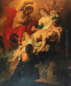The Death of Phaeton by Theodor Van Thulden
