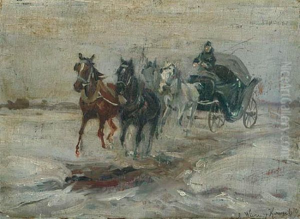 Zaprzeg Czterokonny, Koniec Xix W. - view 1