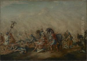 The Death of paulus Aemilius at the Battle of Cannae