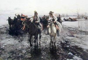 Krakowskie Wesele by Alfred Wierusz-Kowalski