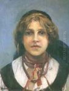Dziewczyna W Ludowym Stroju