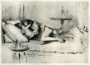 Erotic Prints by Mihaly von Zichy