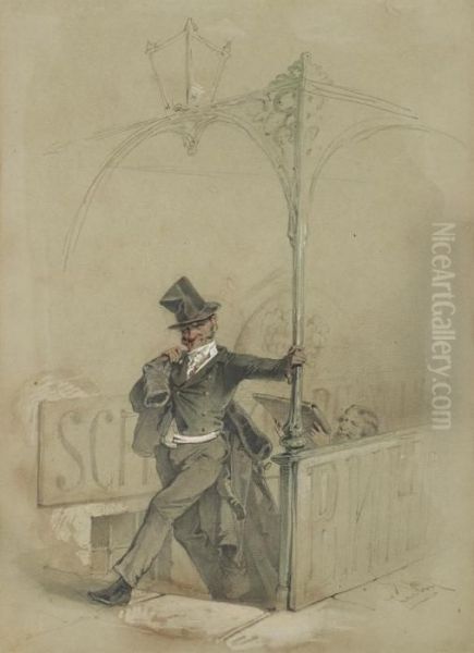 The Absent-minded Reveller - view 1