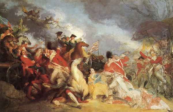 The Death of General Mercer at the Battle of Princeton (unfinished version) by John Trumbull