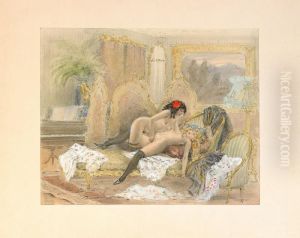 A Musical Interlude by Mihaly von Zichy