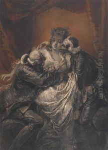 A Court Seduction by Mihaly von Zichy