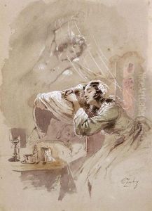 Allegorikus Jelenet by Mihaly von Zichy