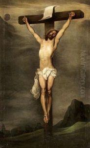 Krisztus A Kereszten by Mihaly von Zichy